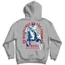 No Weaklings On The Frontier Hoodie - Grey