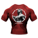 I Am Somebody - Rashguard Burgundy